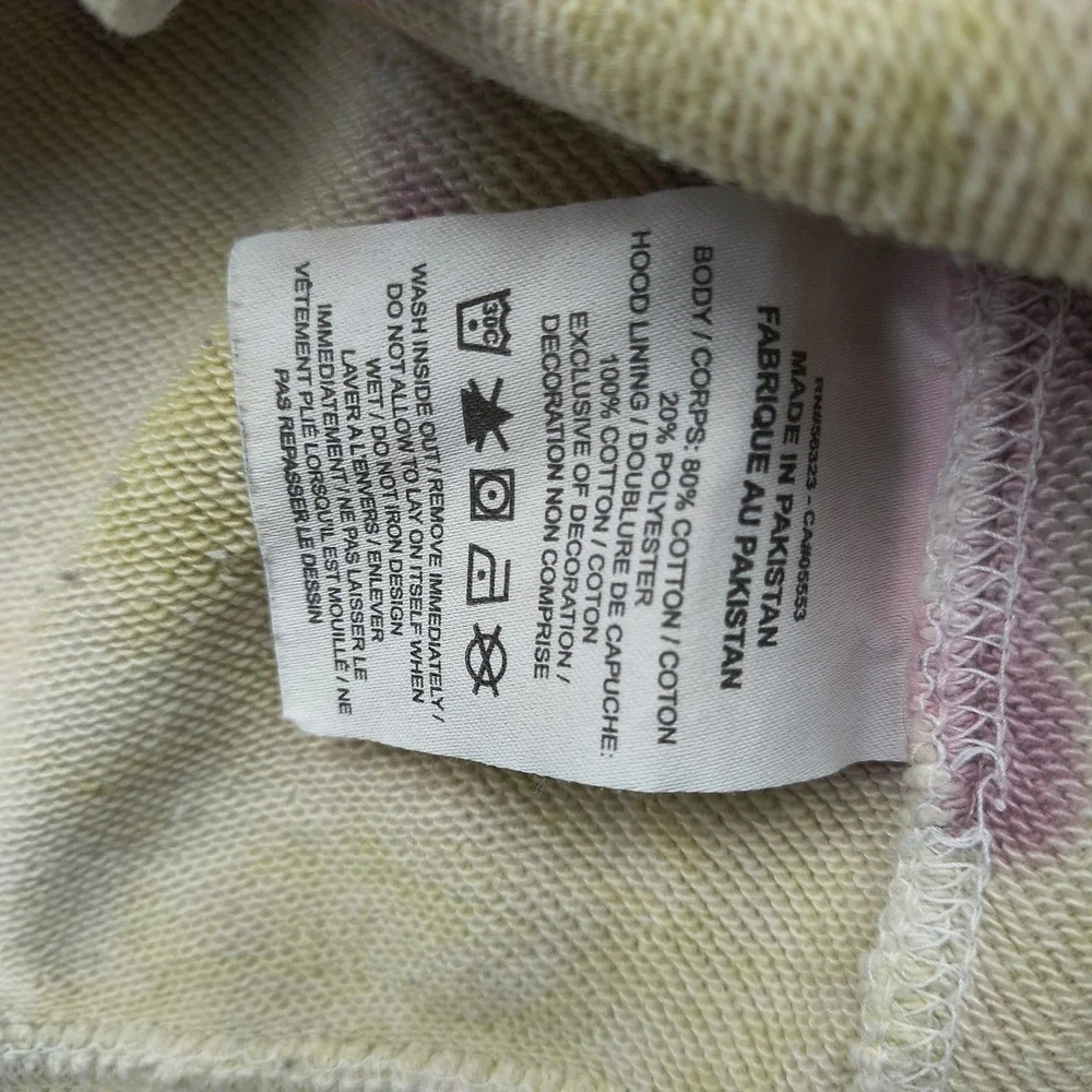 Nike Men Tie Dye Hoodie Multi Color Pastel Pullover Sweatshirt CU4345-638 Size M - Picture 6 of 10